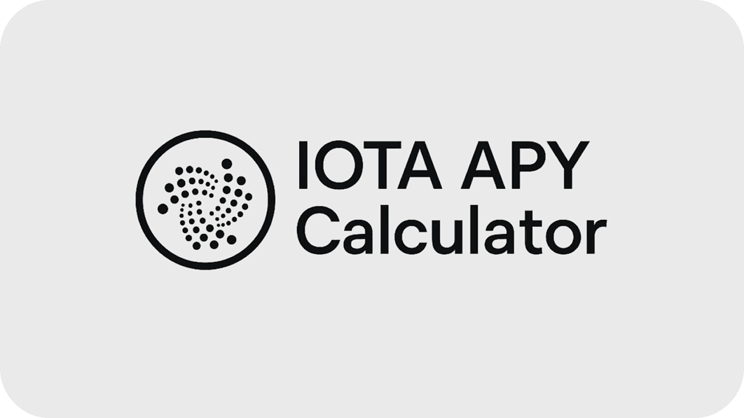 IOTA APY Calculator